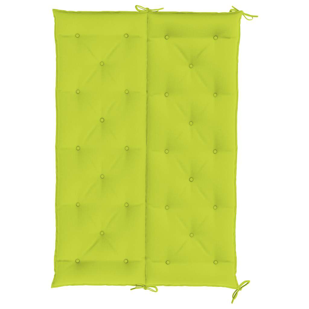 vidaXL Garden Bench Cushion Bright Green 150x(50+50)x7cm Oxford Fabric