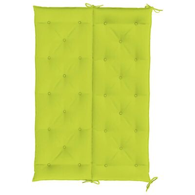 vidaXL Garden Bench Cushion Bright Green 150x(50+50)x7cm Oxford Fabric