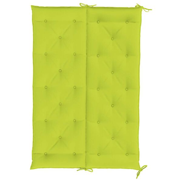 vidaXL Garden Bench Cushion Bright Green 150x(50+50)x7cm Oxford Fabric