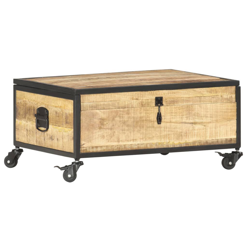 vidaXL Coffee Table 70x50x33 cm Solid Mango Wood