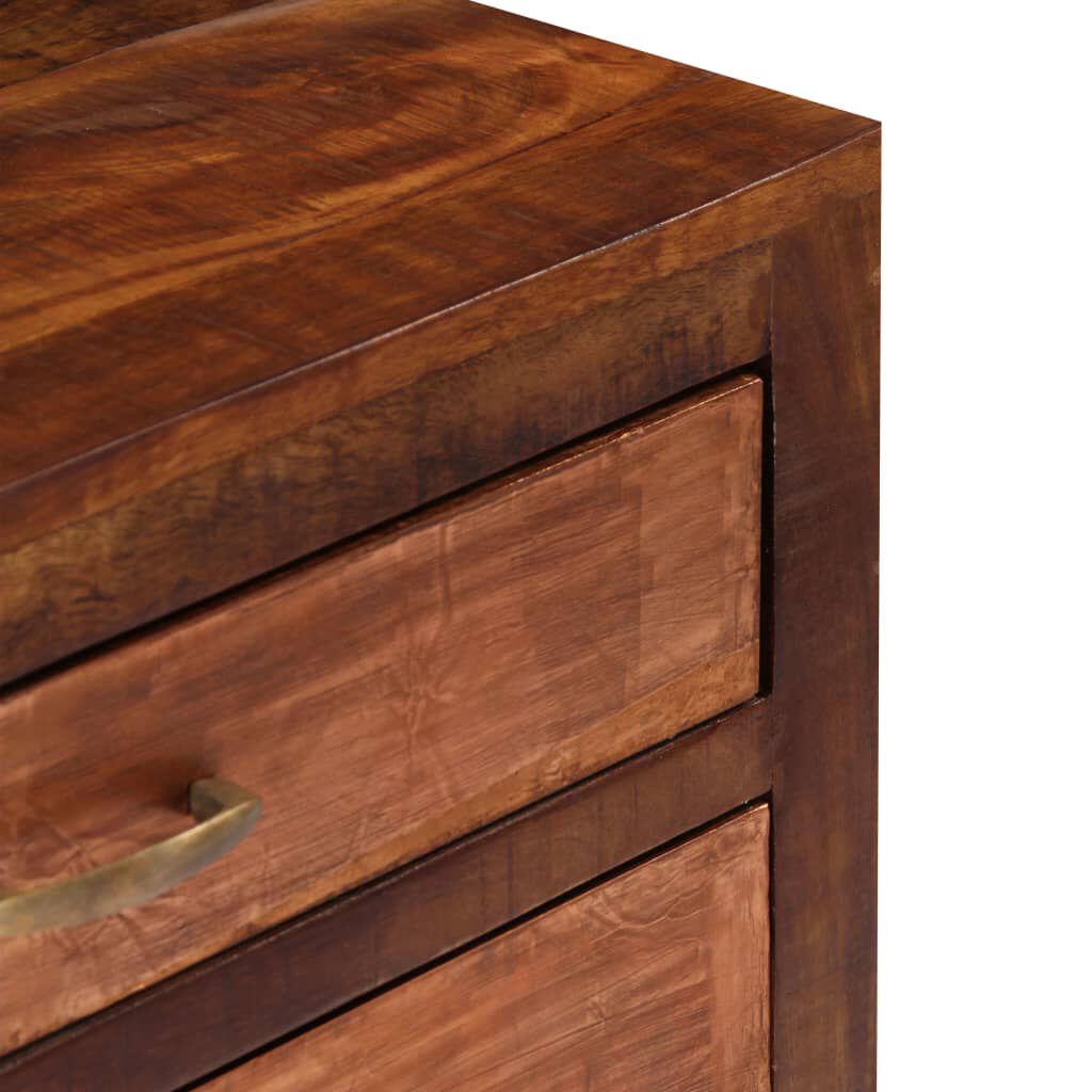 vidaXL Sideboard 118x30x75 cm Solid Mango Wood