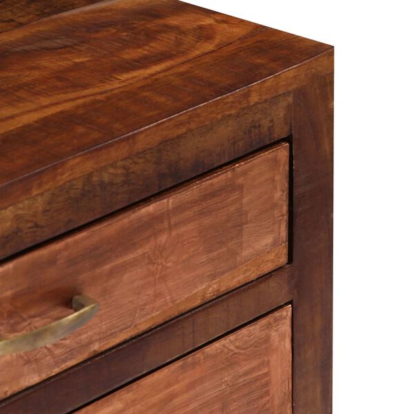 vidaXL Sideboard 118x30x75 cm Solid Mango Wood