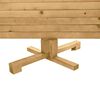 vidaXL Wooden Christmas Tree with Stand Brown 120 cm Solid pine wood