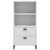 vidaXL Bookcase VIKEN White 60x35x123 cm Engineered Wood