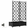 vidaXL Garden Black 80 x 40 x 126 cm Steel