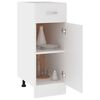 vidaXL Drawer Bottom Cabinet Lyon White 30x46x81.5 cm Engineered Wood