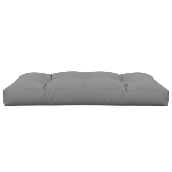vidaXL Pallet Cushion Grey 120x80x12 cm Fabric