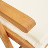 vidaXL Reclining Garden Chairs 2 pcs Brown Solid Acacia Wood