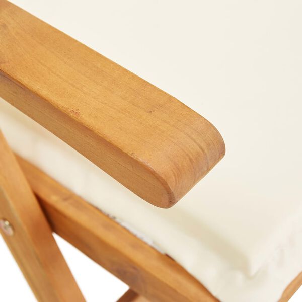 vidaXL Reclining Garden Chairs 2 pcs Brown Solid Acacia Wood