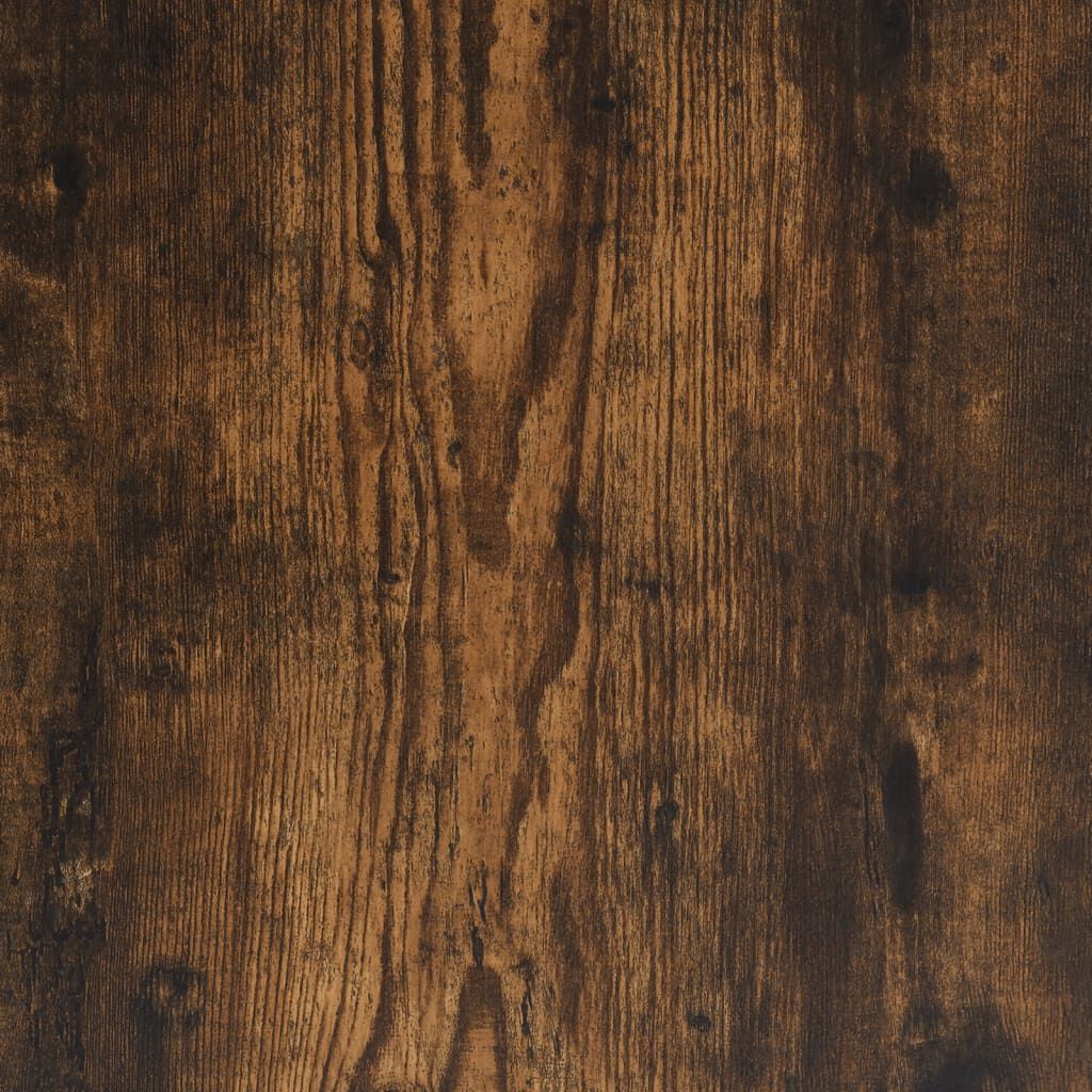vidaXL Kitchen Trolley Smoked Oak 56x43x89.5 cm Engineered Wood