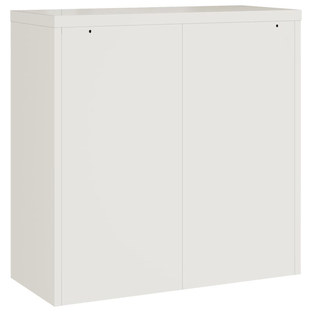 vidaXL File Cabinet White 90x40x90 cm Steel