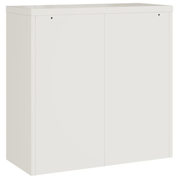vidaXL File Cabinet White 90x40x90 cm Steel