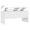vidaXL Coffee Table White 102x50.5x46.5 cm Engineered Wood