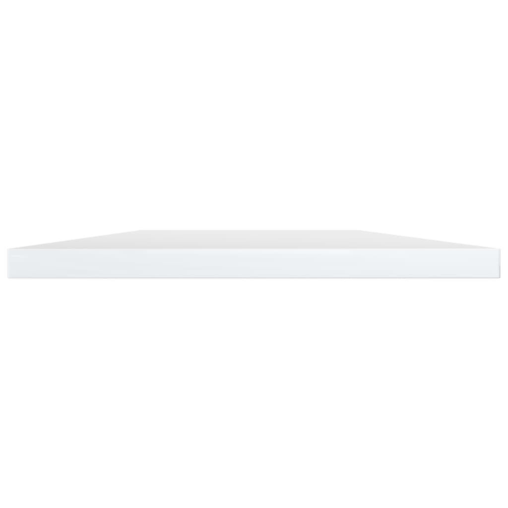 vidaXL Bookshelf Boards 8 pcs High Gloss White 100x20x1.5 cm Engineered Wood