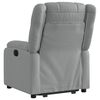 vidaXL Stand up Recliner Chair Light Grey Fabric