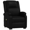 vidaXL Stand up Massage Chair Black Faux Leather
