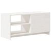 vidaXL TV Cabinet White 80x31x39 cm Solid Pinewood