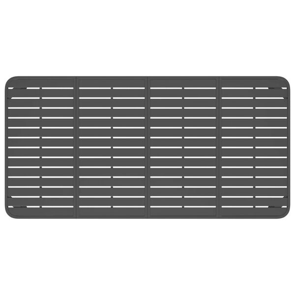 vidaXL Garden Table Anthracite 200x100x71 cm Steel