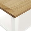 vidaXL Coffee Table 110x55x40 cm Solid Oak Wood