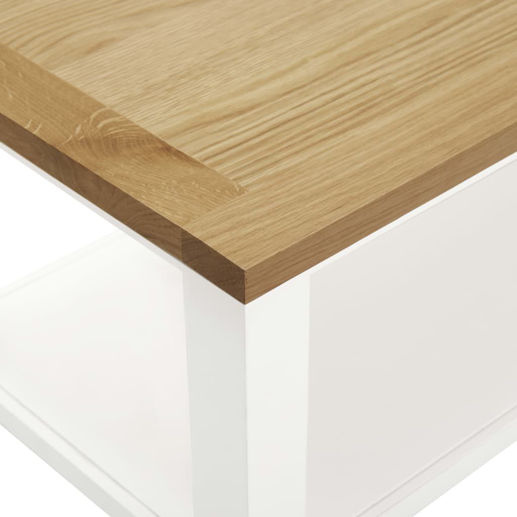 vidaXL Coffee Table 110x55x40 cm Solid Oak Wood