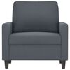 vidaXL Sofa Chair Dark Grey 60 cm Velvet