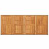 vidaXL Garden Dining Set 9 pcs Beige and brown Poly Rattan