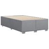 vidaXL Bed Frame without Mattress Light Grey&nbsp;Queen Fabric