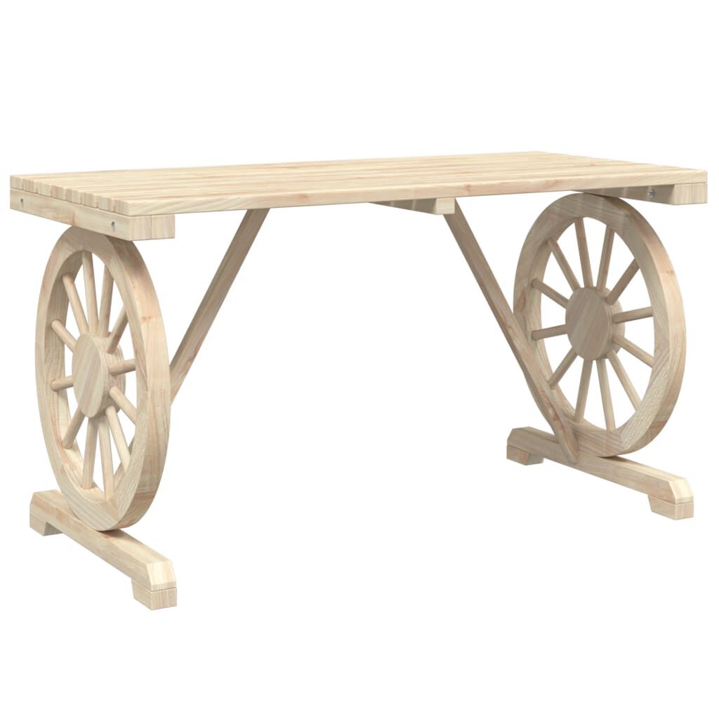 vidaXL Garden Table 115x55x65 cm Solid Wood Fir