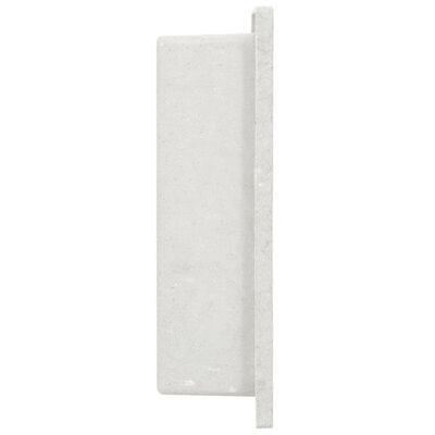 vidaXL Shower Niche Matt White 41x36x10 cm