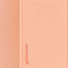 vidaXL Storage Cabinet Pink 42.5x35x101.5 cm Steel