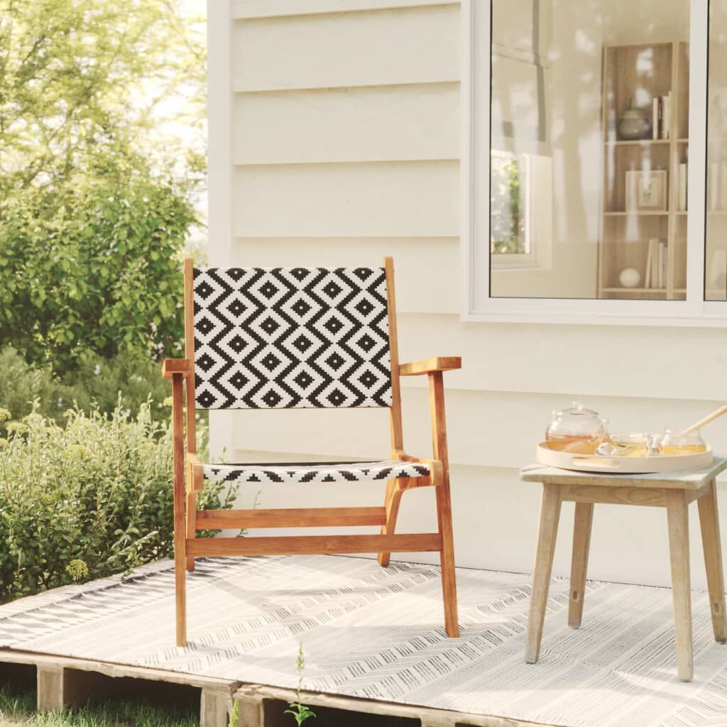 vidaXL Garden Chairs 2 pcs Solid Acacia Wood