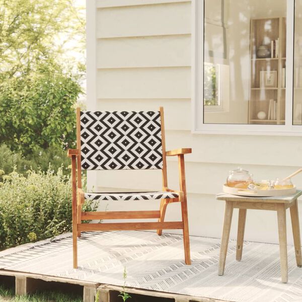 vidaXL Garden Chairs 2 pcs Solid Acacia Wood