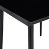vidaXL 3 Piece Garden Dining Set Black