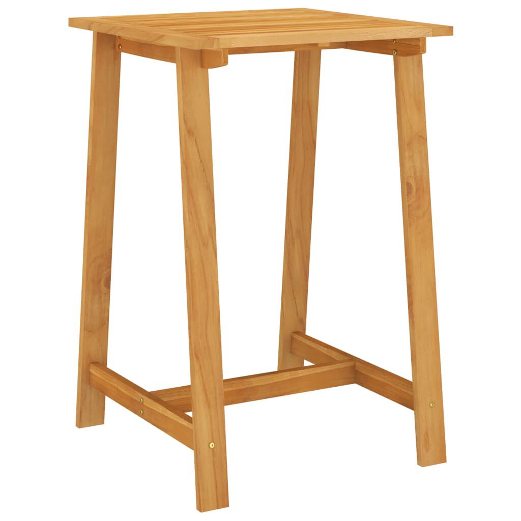 vidaXL 3 Piece Outdoor Bar Set Solid Acacia Wood