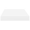 vidaXL Floating Wall Shelf White 40x23x3.8 cm MDF