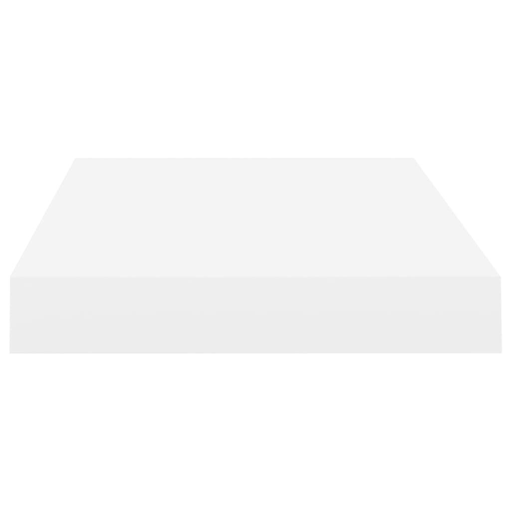 vidaXL Floating Wall Shelf White 40x23x3.8 cm MDF
