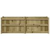 vidaXL Garden Planter 150x50x50 cm Impregnated Wood Pine