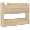 vidaXL Wall Shoe Cabinet Sonoma Oak 80x18x60 cm Engineered Wood