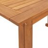 vidaXL Bistro Table 90x50x75 cm Solid Acacia Wood