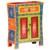 vidaXL Hand Painted Sideboard 60x30x75 cm Solid Mango Wood