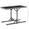 vidaXL 3 Piece Garden Dining Set Black