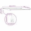 vidaXL Awning Manual Anthracite 4 x 3 m Metal