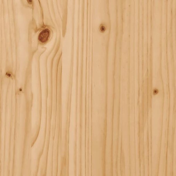 vidaXL Coffee Table White 53x53x43.5cm Engineered Wood&Solid Wood Pine