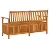 vidaXL Storage Bench 148 cm Solid Wood Acacia