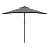 vidaXL Garden Parasol Anthracite 294 x 150 x 224 cm Fabric