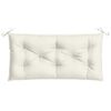 vidaXL Garden Bench Cushion Melange Cream 100x50x7 cm Fabric