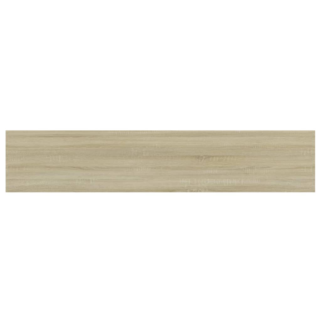 vidaXL Bookshelf Boards 4 pcs Sonoma Oak 100x20x1.5 cm Engineered Wood