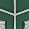 vidaXL Party Tent with 4 Mesh Sidewalls Green 2x2 m HDPE