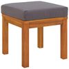 vidaXL 11 Piece Garden Dining Set with Cushions Solid Wood Acacia