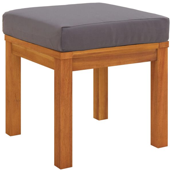 vidaXL 11 Piece Garden Dining Set with Cushions Solid Wood Acacia